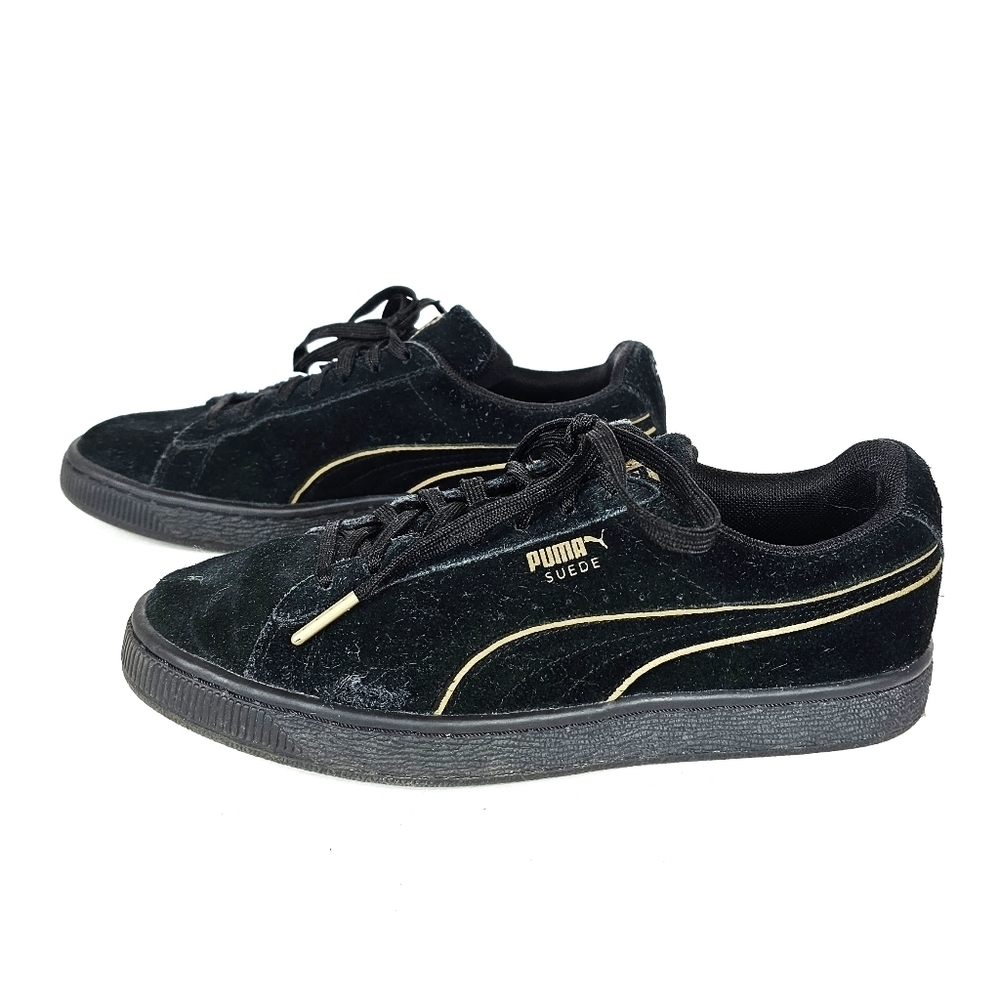 Puma Black Suede Sneakers - Picture 9 of 11